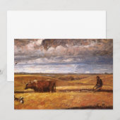 『バッファロー・ボーンズ・プレイド・アンダー』（Harvey Thomas Dunn作） (正面/裏面)