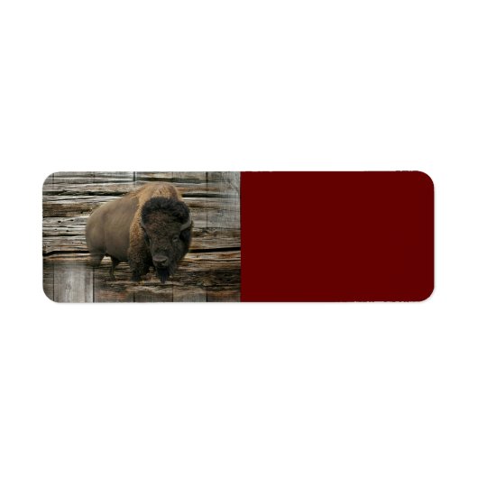 バッファロー ラベル (正面)