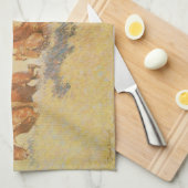 バッファロー・ランナーズ、ビッグ・ホーン・バシン by レミントン キッチンタオル (四つ折り)