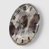 バッファロー ラージ壁時計 (傾斜)