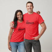 バッファロー、住むクールな場所 Tシャツ (ユニセックス)