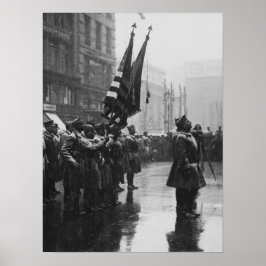 "バッファロー"兵士が色を返す – 1919 ポスター