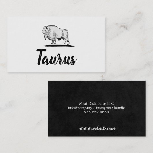 バッファロー 名刺 (正面/裏面)