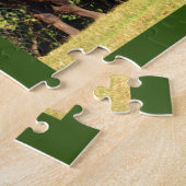 バッファロー(Bison)カンザス、オクラホマ、ワイオミング ジグソーパズル (側面)