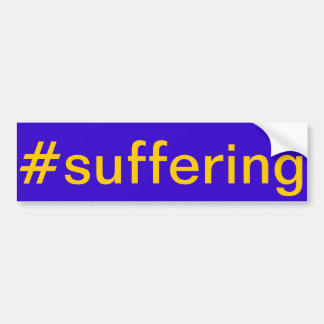 バッファロー#Sufferingバンパーステッカー バンパーステッカー