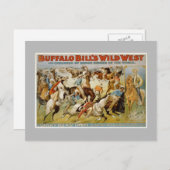 バッファローBill wild west show, c1899. ポストカード (正面/裏面)