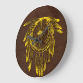 バッファローHide Shield 1の壁掛けオプション ラージ壁時計 (傾斜)