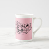 バッファローNYでなされる30年間の友情 ボーンチャイナマグカップ (右)