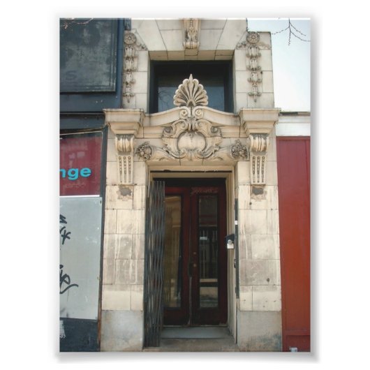 バッファローNYの古い建物に装飾的なファサード フォトプリント            (正面)