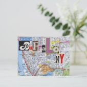 バッファローNYコラージュ葉書 ポストカード (スタンド正面)