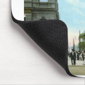 バッファローNYマップ座標ヴィンテージスタイル マウスパッド (コーナー)