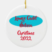 バッファローNYラウンジアカデミーレトロ宇宙時代 セラミックオーナメント (裏面)