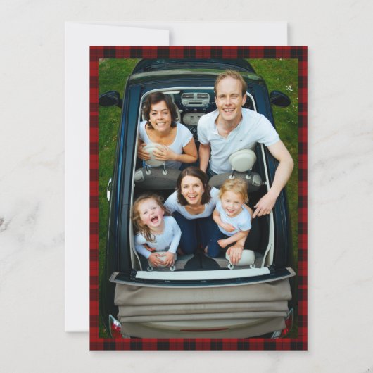 バッファローPlaidありがとうあらゆるイベント カード (裏面)