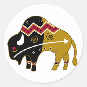 バッファロ伝統的 ラウンドシール