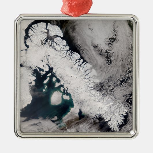 バッフィン島 メタルオーナメント (正面)