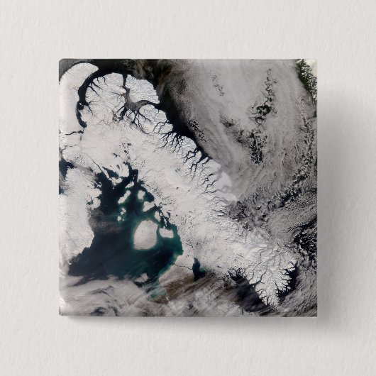 バッフィン島 缶バッジ (正面)