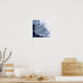 バッフィン湾を取り囲む氷河の小さな畑 ポスター (キッチン)