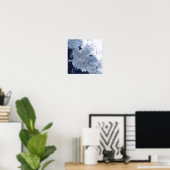 バッフィン湾を取り囲む氷河の小さな畑 ポスター (ホームオフィス)