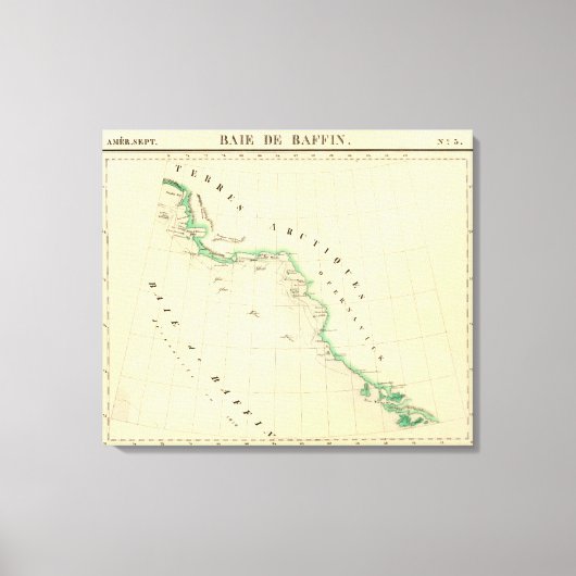 バッフィン湾 キャンバスプリント (正面)