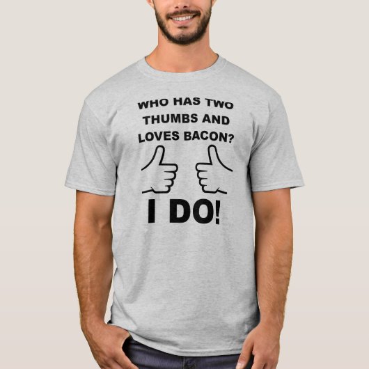 バツグンのベーコンTシャツ Tシャツ (正面)