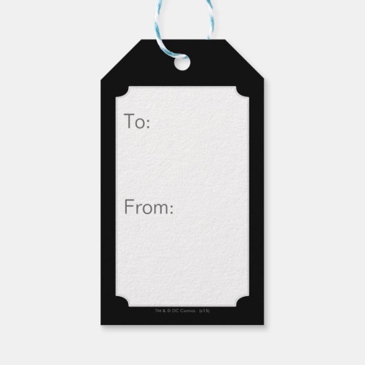 バツロー付きコンセプトバットマン ギフトタグ (裏面)