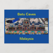 バツ洞窟の彫刻で屋根の装飾 ポストカード (正面)