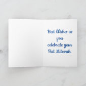 バツ ミツバーのカード、5" x 7" 折りたたみカード カード (内部)