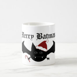 バティおもしろいーの人々のためのメリークリスマスゴシックこうもり コーヒーマグカップ