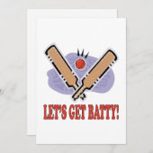 バティを取ろう 招待状 (正面/裏面)