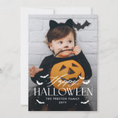 バティオーバーレイハロウィーンフォトカード カード (正面)