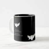 バティザこうもり ツートーンマグカップ (正面左)