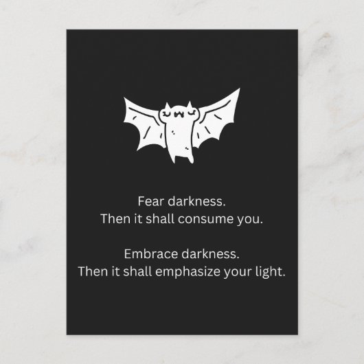 バティザこうもり ポストカード (正面)