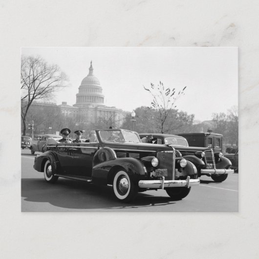 バティスタクルージングザ・キャピトル: 1938 ポストカード (正面)