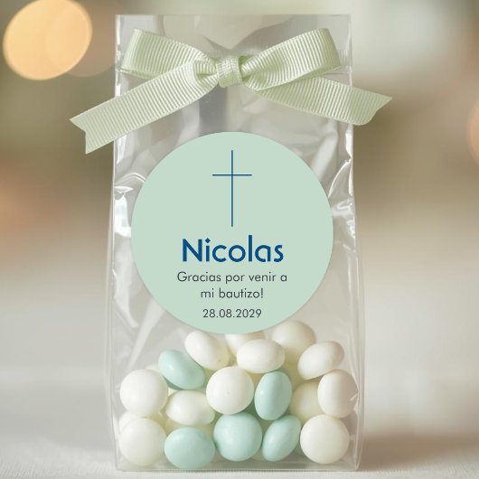 バティゾカトリックのバプテスマ《キリスト教》洗礼式や命名式と好意 ラウンドシール