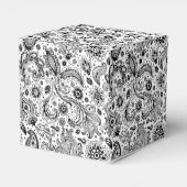 バティック ボホ スタイル フラワーパイスリーパターン フェイバーボックス (裏面サイド)