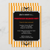 バティハローウィンパーティ 招待状 (正面/裏面)