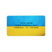 バテッド建物ミニマル-抽象芸術バイセラー ラベル (正面)