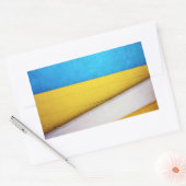 バテッド建物ミニマル-抽象芸術バイセラー 長方形シール (封筒)