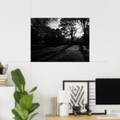 バテパーク カーディフの秋の風景 ポスター (ホームオフィス)