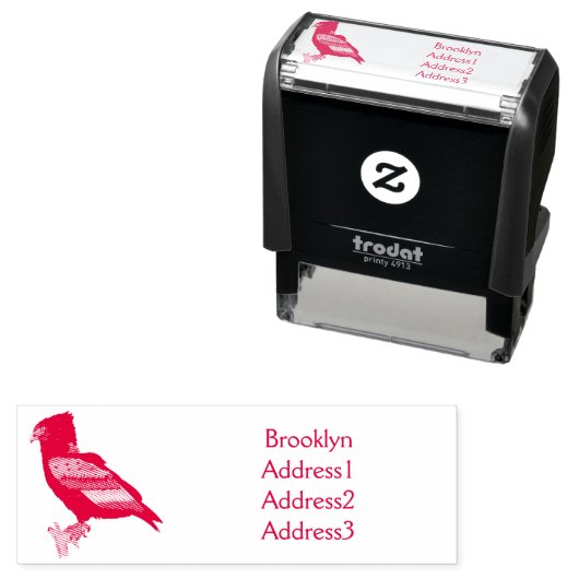 バテレアイーグルイラストレーション セルフインキングスタンプ (インサイチュ)