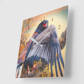 バテレウルイーグル「サンダンサー」 スクエア壁時計 (傾斜)