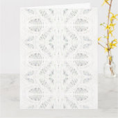 バテンバーグレースビッググリーティングカード カード (黄色い花)