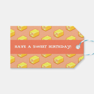 バテンベルク お誕生日おめでとう! ケーキ柄 ギフトタグ
