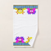 バディおもしろいモンスターズ バスタオルセット (ハンドタオル)