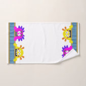 バディおもしろいモンスターズ バスタオルセット (ハンドタオル)