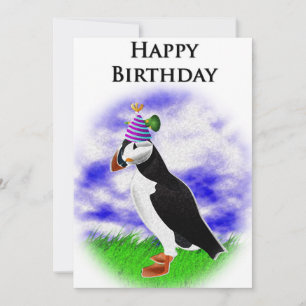 バディザパフィン誕生日カード カード