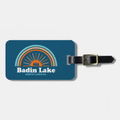 バディンレイクノースカロライナ虹 ラゲッジタグ (正面横)