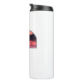 バディンレイクノースカロライナ赤い日の出 タンブラー (回転右)