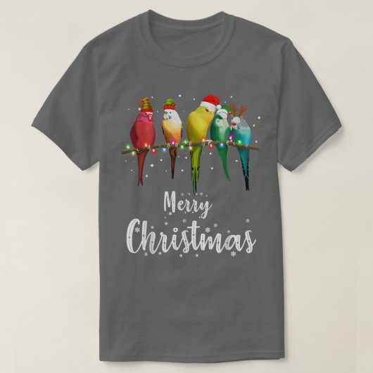 バディーズ・バードメリークリスマス Tシャツ (デザイン正面)