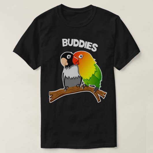 バディーズ・パロットの態度 Tシャツ (デザイン正面)